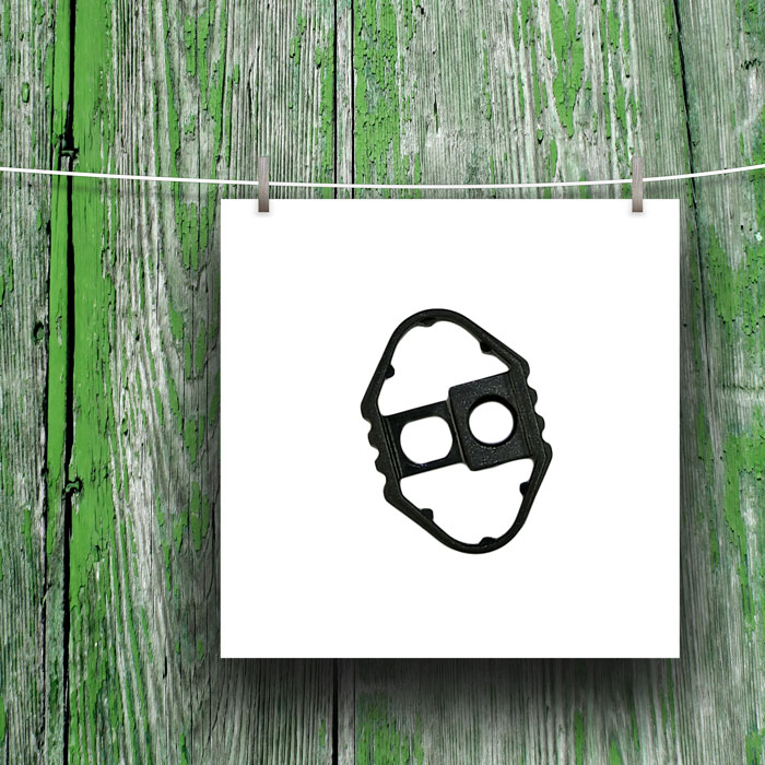 Arrêt de corde très léger, simple et robuste en POM. Taille de l’ouverture env. 4 mm.