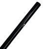 Glass fiber tube made with prepreg winding technology. Corrosion resistant push button made of stainless steel. Wall thickness 1.4 mm, length 1 m. Top view.