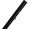 Glass fiber tube made with prepreg winding technology. Corrosion resistant push button made of stainless steel. Wall thickness 1.4 mm, length 1 m. Side view.