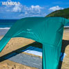 Beach sun sail shelter Velabog Breeze, green.