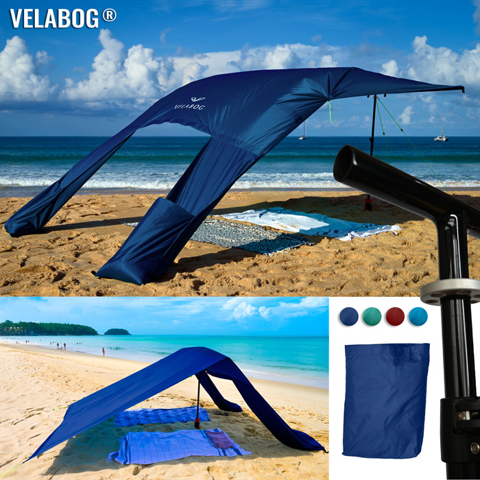 Beach sun sail set Velabog Breeze GF