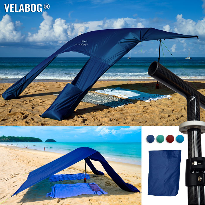 Beach sun sail set Velabog Breeze CF 3K
