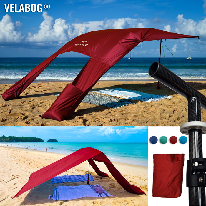Beach sun sail set Velabog Breeze CF 3K