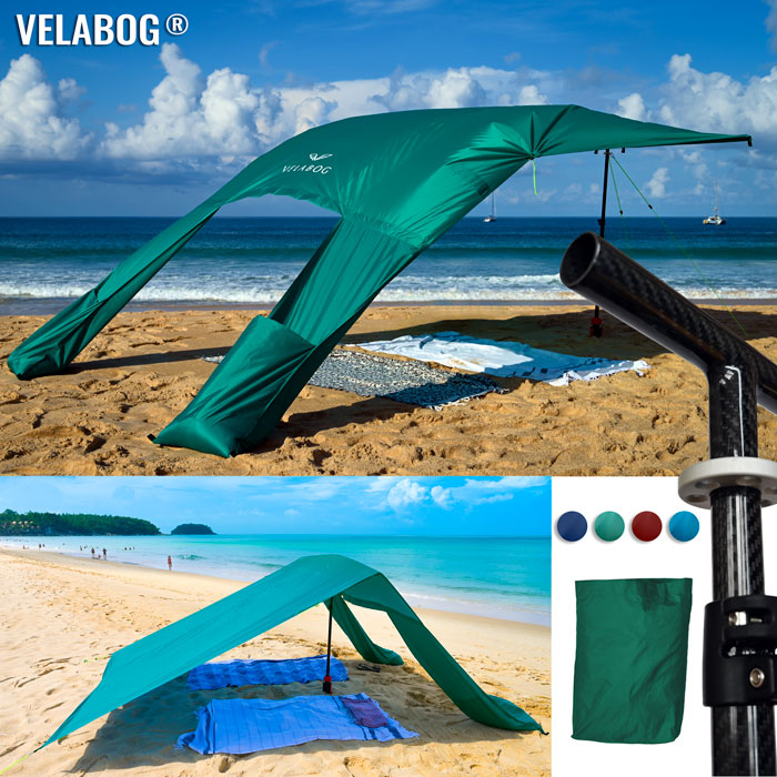 Beach sun sail set Velabog Breeze CF 3K